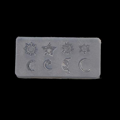 Harzfüllformen für Schmuck, Epoxid-Gussform, Silikonform, Schmuckform für Harz, Epoxidharz, Mond, Stern für Sonnenformen Harzfüllformen für Schmuck, Epoxid-Gussform, Silikonform, Schmuckform für Harz, Epoxidharz, Mond, Stern für Sonnenformen von Pocoiau