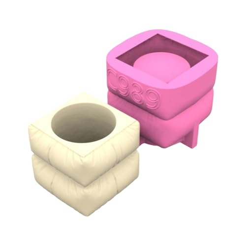 Kreatives Quadratische Vase Gestaltete Silikonformhandwerk Für Zementputz Blütenblüten Robust Und Einfach Zu Bedienen Kreatives Quadratische Vase Gestaltete Silikonformhandwerk Für Zementputz Blütenblüten Robust Und Einfach Zu Bedienen von Pocoiau