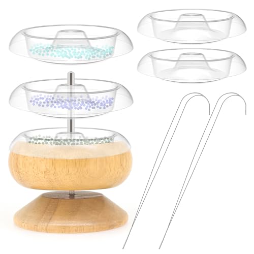 Perlenlader Perle Piercer Holzhandbuch Rotation Reis Beat Quick Perlen Perlenartefakt Für Handwerksspin Schüssel von Pocoiau