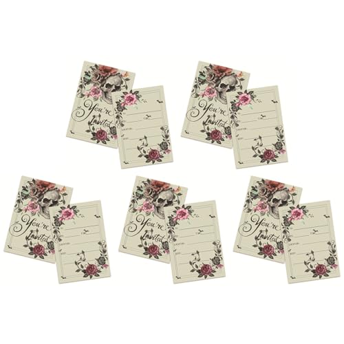 Pocoiau 10pieces Halloween Party Einladungen Halloween Partyzubehör 4x5inch Einladungskarte Für Winter Holiday Kids Karten Karten Pocoiau 10pieces Halloween Party Einladungen Halloween Partyzubehör 4x5inch Einladungskarte Für Winter Holiday Kids Karten Karten von Pocoiau