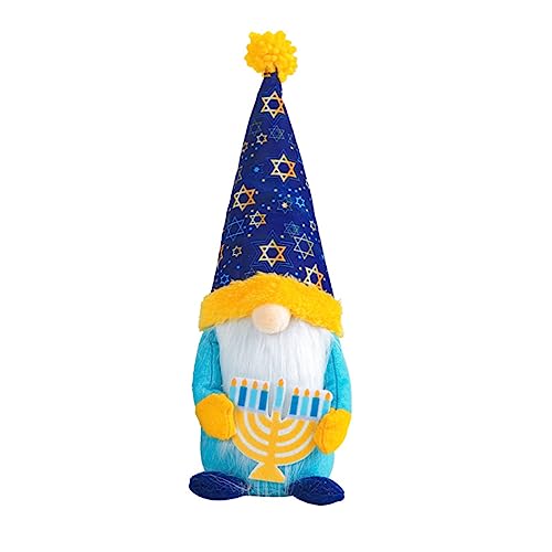 Pocoiau Chanukkah-Zwerge, Plüsch, Chanukah-Dekoration, Zwergfigur für Bauernhaus, Küche, abgestuftes Tablett, skandinavische Tomtes Pocoiau Chanukkah-Zwerge, Plüsch, Chanukah-Dekoration, Zwergfigur für Bauernhaus, Küche, abgestuftes Tablett, skandinavische Tomtes von Pocoiau