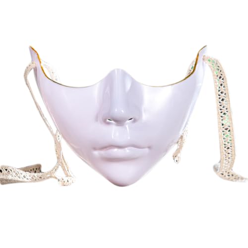 Pocoiau Maskerade halbes Gesicht für Damen und Herren, Cosplay, Halloween, Augenmaske, Kostüm, Dekoration, Maskerade, Augenmund Pocoiau Maskerade halbes Gesicht für Damen und Herren, Cosplay, Halloween, Augenmaske, Kostüm, Dekoration, Maskerade, Augenmund von Pocoiau