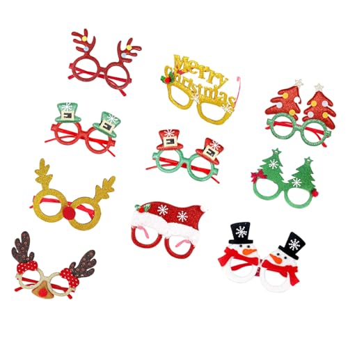 Pocoiau Plastikrahmen Party Brillen Set Weihnachten Praktische Geburtstags Cosplay Dekorationen Mit Waschbarem Design Leichtes Feiertag Pocoiau Plastikrahmen Party Brillen Set Weihnachten Praktische Geburtstags Cosplay Dekorationen Mit Waschbarem Design Leichtes Feiertag von Pocoiau