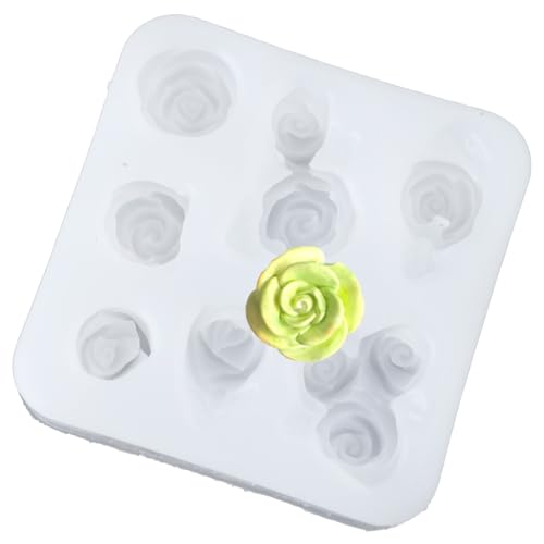 Pocoiau Rosen-Silikon-Kerzenformen für Epoxidharz, Kerzen, Seife, Fondant, Schokolade, Süßigkeiten, Backen, Zement, Ton, Silikon Pocoiau Rosen-Silikon-Kerzenformen für Epoxidharz, Kerzen, Seife, Fondant, Schokolade, Süßigkeiten, Backen, Zement, Ton, Silikon von Pocoiau