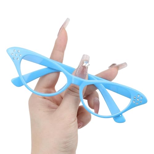 Pocoiau Vintage Brille für Erwachsene Kinder mit transparenten Gläsern, Uni, Cosplay-Kostüm Pocoiau Vintage Brille für Erwachsene Kinder mit transparenten Gläsern, Uni, Cosplay-Kostüm von Pocoiau