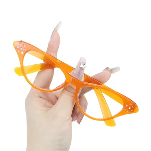Pocoiau Vintage-Brille für Erwachsene und Kinder mit Uni-Stilen, klare Gläser, Brille für Cosplay-Kostüm von Pocoiau