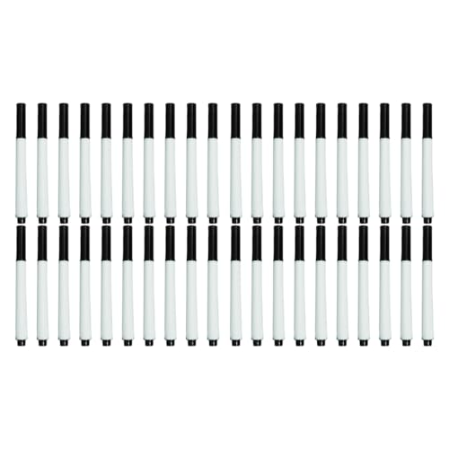 Pocoiau Whiteboard-Marker, radierbar, für Schule, Büro, Whiteboard, Kreidetafel, Schreiben, Zeichnen, 40 Stück Pocoiau Whiteboard-Marker, radierbar, für Schule, Büro, Whiteboard, Kreidetafel, Schreiben, Zeichnen, 40 Stück von Pocoiau
