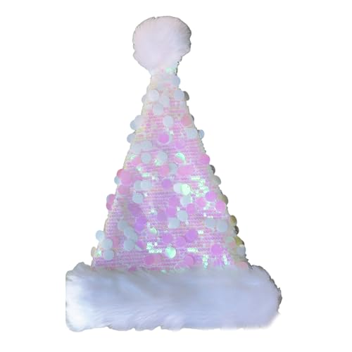 Pompons Weihnachtsmannmützen für Kinder Erwachsene Familientreffen große Pailletten Weihnachtsmannmützen Festival Requisiten Party Kopfschmuck Pompons Weihnachtsmannmützen für Kinder Erwachsene Familientreffen große Pailletten Weihnachtsmannmützen Festival Requisiten Party Kopfschmuck von Pocoiau