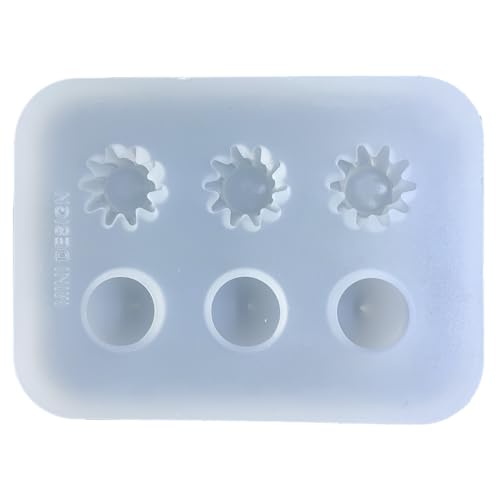 Schlüsselanhänger-Silikonform, Harzguss, hohl, Schüttelbecher, Schlüsselanhänger, Kristallherstellung, hängende Anhänger, Schmuck, Silikon-Schlüsselanhänger-Formen für Epoxidharz von Pocoiau