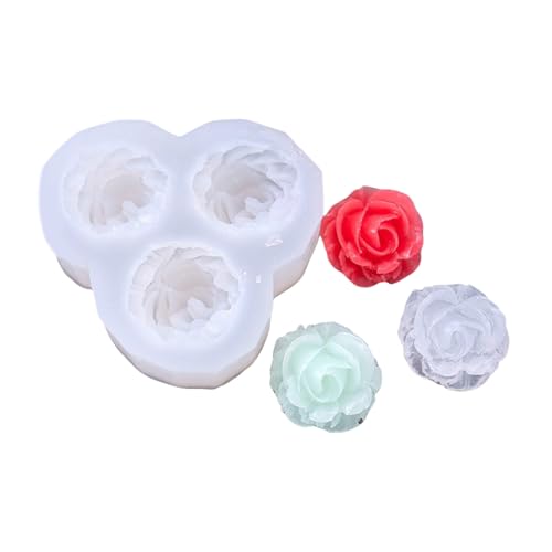 Silikonform für Blumen, Sukkulenten, Pflanzen, Kerzen, Gießform, Epoxidharz, Bastelbedarf, Silikon, Blumen, Kerzen, Pflaster, Gießen, Backen von Pocoiau