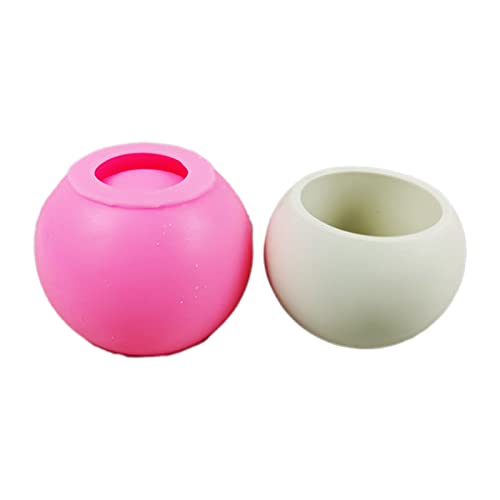 Silikonform für Blumentopf, rund, Gips, Blumentopf, Tasse, Blumenvase, Epoxidharz, Gießstifthalter, Formen für Harz, Stifthalter, Formen für Epoxidharz von Pocoiau