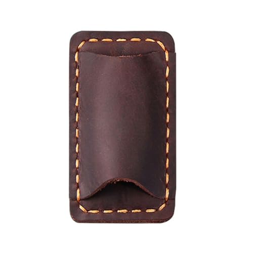 Stifthalter mit Clip, Leder, Tagebuch, Bleistift, einzelner Schlitz für Tagebuch, Notizbuch, Klemmbrett, Schreibwerkzeughalter Stifthalter mit Clip, Leder, Tagebuch, Bleistift, einzelner Schlitz für Tagebuch, Notizbuch, Klemmbrett, Schreibwerkzeughalter von Pocoiau