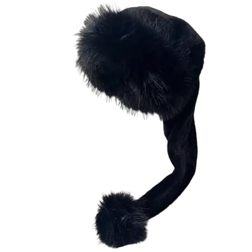Stilvolle pelzige Weihnachtsmütze, Uni, lange Pelze, Weihnachtsmannmütze, Persönlichkeits-Accessoire, Hüte für Familienfeiern und Feste Stilvolle pelzige Weihnachtsmütze, Uni, lange Pelze, Weihnachtsmannmütze, Persönlichkeits-Accessoire, Hüte für Familienfeiern und Feste von Pocoiau
