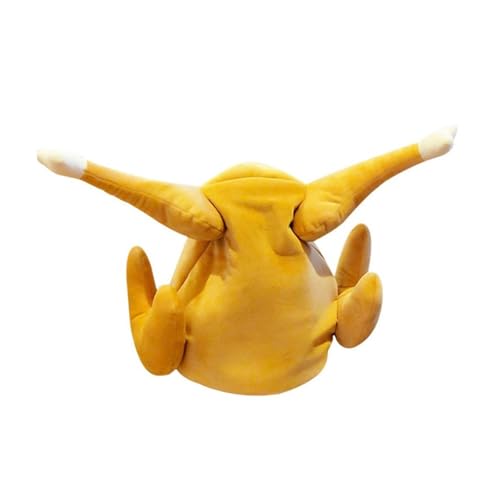 Thanksgiving Day Cap Animated Turkey Leg Hat PP Cotton Party Accessory With Dance Move For Family Gatherings Musical Turkey Toy Hat von Pocoiau