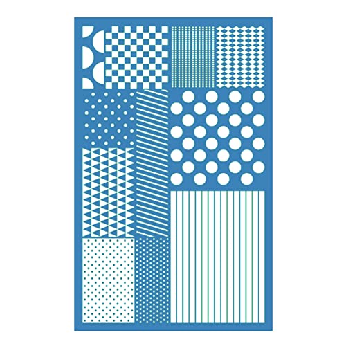 Wiederverwendbare Siebdruck Druck Dot Gitter Seidenbildschirmschablonen Zum Lehmdruck Auf Tonschmuckohrringen Dekorationen Wiederverwendbar Wiederverwendbare Siebdruck Druck Dot Gitter Seidenbildschirmschablonen Zum Lehmdruck Auf Tonschmuckohrringen Dekorationen Wiederverwendbar von Pocoiau