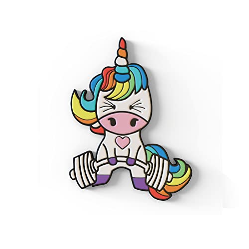 Happy Unicorn PVC-Aufnäher für Tactica-Rucksack, Maße: 80 x 45 mm, Cross-Trainning-Patches für Militärrucksäcke, Zubehör für Gymnastik, entworfen in Spanien, für Rucksäcke und Weste von Podcase