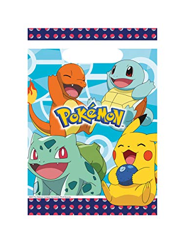 8 Geschenktüten aus Kunststoff Pokémon von Pokémon
