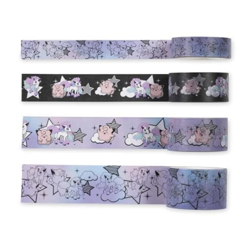 Pokémon Center Starlight Fairies Klebeband, 4 Stück von Pokemon
