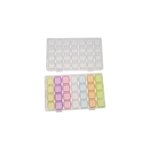 2 x Aufbewahrungsbox für Nagelkunst, 28 Fächer, transparenter Kunststoff, Schmuckkästchen, Aufbewahrungsbehälter, Diamant-Malerei, Zubehör, DIY-Nagelkunst, Handwerk 2 x Aufbewahrungsbox für Nagelkunst, 28 Fächer, transparenter Kunststoff, Schmuckkästchen, Aufbewahrungsbehälter, Diamant-Malerei, Zubehör, DIY-Nagelkunst, Handwerk von Pokinge