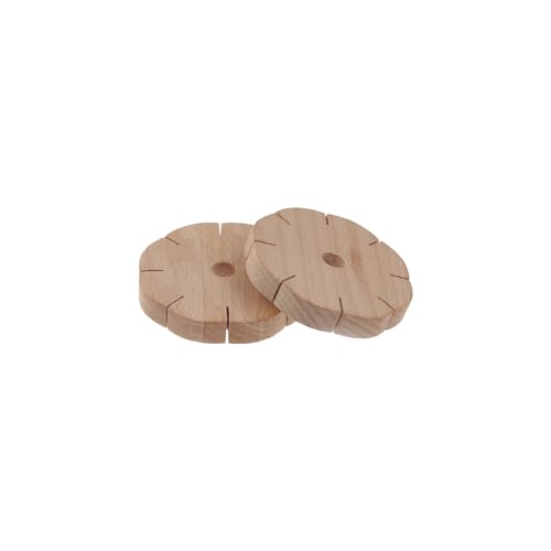 Kumihimo Scheibe mit 8 Schlitzen, geflochtene Holzscheibe, Armband-Tablett, runde Perlenschnur, Scheibe für DIY-Armbänder, geflochtenes Webbrett, 2 Stück Kumihimo Scheibe mit 8 Schlitzen, geflochtene Holzscheibe, Armband-Tablett, runde Perlenschnur, Scheibe für DIY-Armbänder, geflochtenes Webbrett, 2 Stück von Pokinge