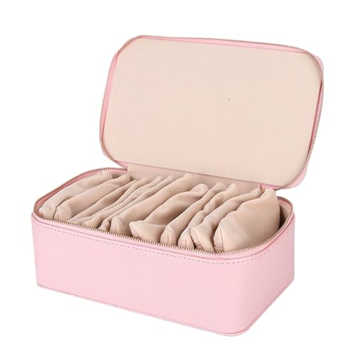 Familiarn Reise-Schmuckschatulle mit kleinen Beuteln, Reise-Schmuckschatulle, Aufbewahrung Edelsteine, eleganter tragbarer Ringhalter, kompakter und mehrteiliger Organizer, 21,6 cm, für Frauen Familiarn Reise-Schmuckschatulle mit kleinen Beuteln, Reise-Schmuckschatulle, Aufbewahrung Edelsteine, eleganter tragbarer Ringhalter, kompakter und mehrteiliger Organizer, 21,6 cm, für Frauen von Pokronc