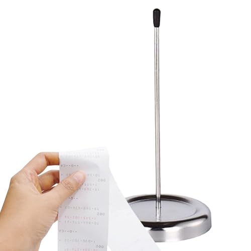 Metall-Notizblock, Quittungshalter, Spike, Metall-Rechnungsgabelständer, sichere Rechnungs- und Quittungsverwaltung, kompaktes und platzsparendes Werkzeug, 14 x 7 cm, für Hotel, Restaurant, Küche Metall-Notizblock, Quittungshalter, Spike, Metall-Rechnungsgabelständer, sichere Rechnungs- und Quittungsverwaltung, kompaktes und platzsparendes Werkzeug, 14 x 7 cm, für Hotel, Restaurant, Küche von Pokronc
