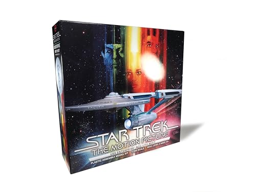 Polar Lights Star Trek USS Enterprise Refit Modellbausatz im Maßstab 1:350 – sehr detailliertes Sci-Fi-Sammelstück mit Dockingbucht innen von Polar Lights
