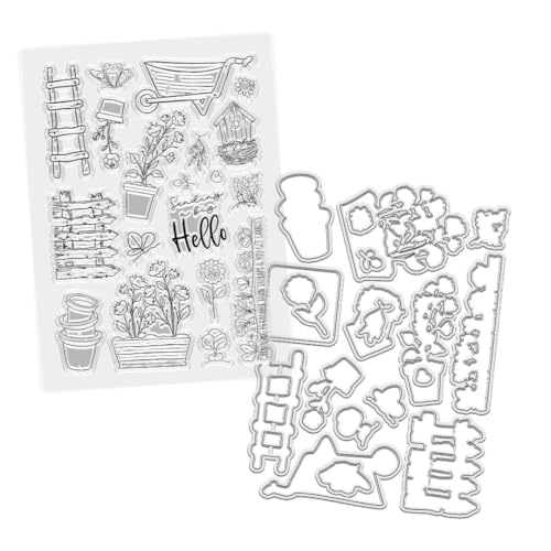 Polkadoodles Gartentherapie-Stanzformen für Kartenherstellung, Handwerk, Scrapbooking, gemischte Medien. Polkadoodles Gartentherapie-Stanzformen für Kartenherstellung, Handwerk, Scrapbooking, gemischte Medien. von Polkadoodles