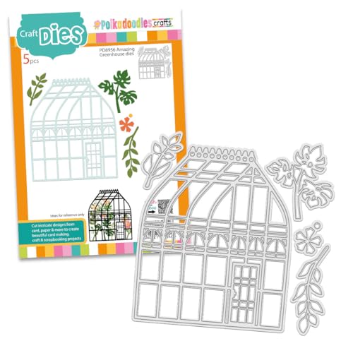 Polkadoodles Tolle Gewächshaus-Stanzformen für Kartenherstellung, Bastelbedarf, Scrapbooking, gemischte Medien. Polkadoodles Tolle Gewächshaus-Stanzformen für Kartenherstellung, Bastelbedarf, Scrapbooking, gemischte Medien. von Polkadoodles