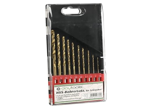 HSS Bohrersatz für Schrauber, 1,5...6 mm, 10-teilig HSS Bohrersatz für Schrauber, 1,5...6 mm, 10-teilig von Pollin-Choice