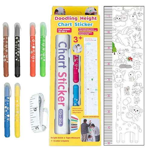 Messlatte für Wand, Kritzelei-Höhenlineal, dekorativer Wachstums-Wandaufkleber für Kinderzimmer, Kinderzimmer, Klassenzimmer, Spielzimmer Messlatte für Wand, Kritzelei-Höhenlineal, dekorativer Wachstums-Wandaufkleber für Kinderzimmer, Kinderzimmer, Klassenzimmer, Spielzimmer von Poludatly