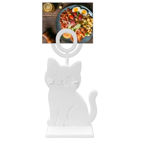 Tischhalter für Zahlen, dekorative Tischschild-Clips, Fotoständer, Katzenform, für Esszimmer, Namenskarte, Zuhause Tischhalter für Zahlen, dekorative Tischschild-Clips, Fotoständer, Katzenform, für Esszimmer, Namenskarte, Zuhause von Poludatly
