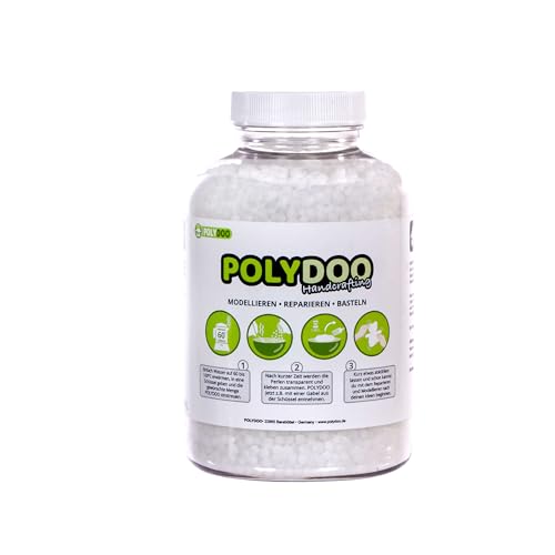 POLYDOO Thermoplast - formbares Thermoplastik | 180g Bio-Kunststoff - hautverträglich, ungiftig, wiederverwendbar & 100% aus Bio-Polymer | Modellieren - Reparieren - Basteln, Cosplay POLYDOO Thermoplast - formbares Thermoplastik | 180g Bio-Kunststoff - hautverträglich, ungiftig, wiederverwendbar & 100% aus Bio-Polymer | Modellieren - Reparieren - Basteln, Cosplay von PolyDoo