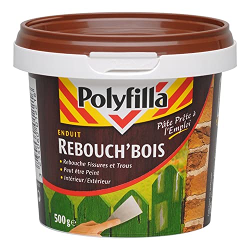 POLYFILLA Holzspachtel für Risse und Löcher, hohe Härte, innen und außen, 500 g POLYFILLA Holzspachtel für Risse und Löcher, hohe Härte, innen und außen, 500 g von Polyfilla