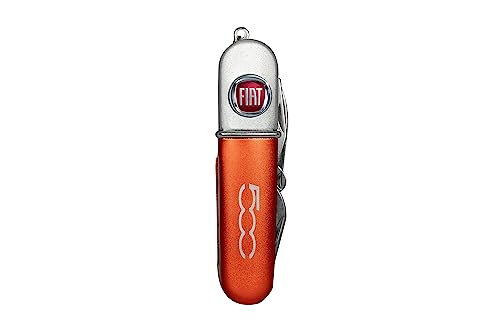 Fiat 500 Taschenmesser - Multifunktionsmesser Zweihandmesser Funktionsmesser Messer Säge Schere Zange Schraubendreher Klappmesser Metall Multi Outdoor (Variante 5) von Polyflame