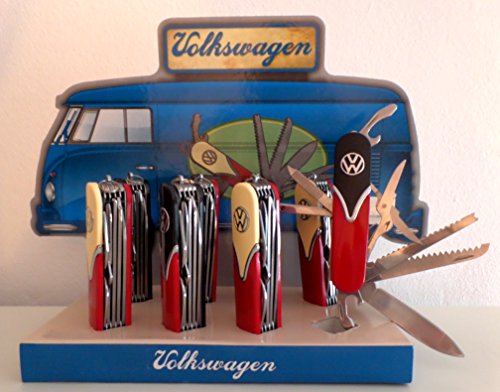 VW Volkswagen Multi Funktionsmesser Taschenmesser Schweizer Messer Klappmesser von Polyflame