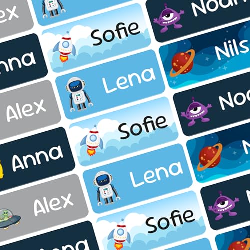 Polymedia Personalisierte Namensaufkleber für Kinder 240 Stück – Weltraum-Design – Wasserfest & Spülmaschinenfest – Perfekt für Schule, Kita & Freizeit – Individuelle Sticker mit Namen Polymedia Personalisierte Namensaufkleber für Kinder 240 Stück – Weltraum-Design – Wasserfest & Spülmaschinenfest – Perfekt für Schule, Kita & Freizeit – Individuelle Sticker mit Namen von Polymedia
