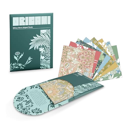 Origami-Papier, William Morris Floral Art, Origami-Set für Erwachsene, 64 Blatt mit 8 doppelseitigen Designs Origami-Papier, William Morris Floral Art, Origami-Set für Erwachsene, 64 Blatt mit 8 doppelseitigen Designs von Pomegranate