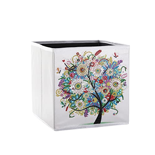 Diamond Painting Box Kits, Aufbewahrungsbox Mit Kristalldiamantentasche, Zusammenklappbare Aufbewahrungsbox Für Spielzeug, Kleidung, Schlafzimmer, Würfel-Platzsparer, 25 X 25 X 25cm Diamond Painting Box Kits, Aufbewahrungsbox Mit Kristalldiamantentasche, Zusammenklappbare Aufbewahrungsbox Für Spielzeug, Kleidung, Schlafzimmer, Würfel-Platzsparer, 25 X 25 X 25cm von Pomrone
