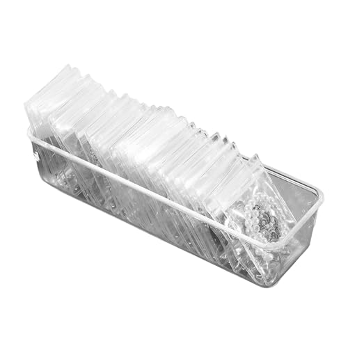 Acryl Schmuckschatulle mit Schmuckbeutel aus PVC Kunststoff, Transparent Tragbar Schmuck Reißverschlussbeutel für Ohrringe, Ringe, Armbänder, Halsketten, Reise Schmuck Aufbewahrungs Box Organizer Acryl Schmuckschatulle mit Schmuckbeutel aus PVC Kunststoff, Transparent Tragbar Schmuck Reißverschlussbeutel für Ohrringe, Ringe, Armbänder, Halsketten, Reise Schmuck Aufbewahrungs Box Organizer von Pomurom
