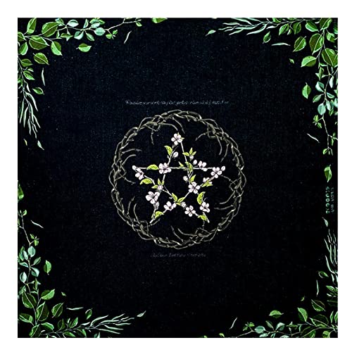Altartuch, Tarotkarten Tischdecke, Altar Tischdecke, Lebensbaum/Sonne/Schlange/Stern/Blumenmuster Quadratisch Altartuch, Hexereizubehör, Meditations-Spirituelles Heiliges Tuch Heimdekoration Altartuch, Tarotkarten Tischdecke, Altar Tischdecke, Lebensbaum/Sonne/Schlange/Stern/Blumenmuster Quadratisch Altartuch, Hexereizubehör, Meditations-Spirituelles Heiliges Tuch Heimdekoration von Pomurom