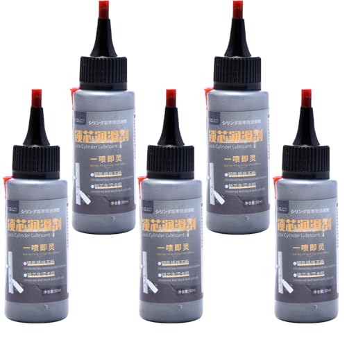Pomurom 50ml Graphitpulver Schmiermittel für schlösser, 5 Stück Graphitpulver Trockenschmierung, Schließzylinder Schmiermittel, Schmierstoff für Türschloss Autoschloss Torschloss Sicherheitsschloss Pomurom 50ml Graphitpulver Schmiermittel für schlösser, 5 Stück Graphitpulver Trockenschmierung, Schließzylinder Schmiermittel, Schmierstoff für Türschloss Autoschloss Torschloss Sicherheitsschloss von Pomurom