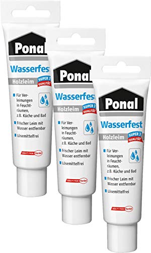 Ponal Holzleim Wasserfest (60 g | 3er Pack) von Ponal