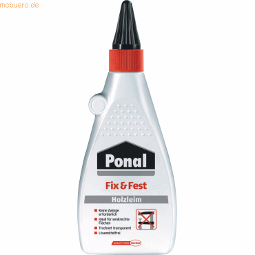 Ponal Holzleim fix & fest Kunststoff-Flasche 500g Ponal Holzleim fix & fest Kunststoff-Flasche 500g von Ponal