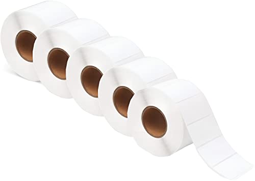 1200 weiße selbstklebende Etiketten für Thermodrucker ArgoxCitizen, Datamax, Intermec, Monarch, Godex, Sato, TSC, Zebra, 55 x 35 mm, 5 Rollen / 6000 Etiketten 1200 weiße selbstklebende Etiketten für Thermodrucker ArgoxCitizen, Datamax, Intermec, Monarch, Godex, Sato, TSC, Zebra, 55 x 35 mm, 5 Rollen / 6000 Etiketten von Ponera