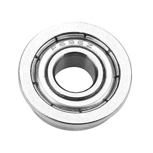 Kleine Lager, Flanschkugellager Mini Kugellager Stahlflanschlager Doppelverpackte 10 Stück F696zz 6x15 X 5 Mm Miniaturflanschkugellager von Pongnas