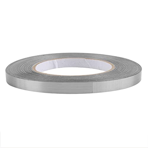 Pongnas Bodenspaltlinie Aufkleber, Selbstklebende Fliesenspaltkleber Bodenecke Fliesen -Dekoration Haustier für, Wand, Schrank (1 cm x 50 Meter (Silber)) von Pongnas