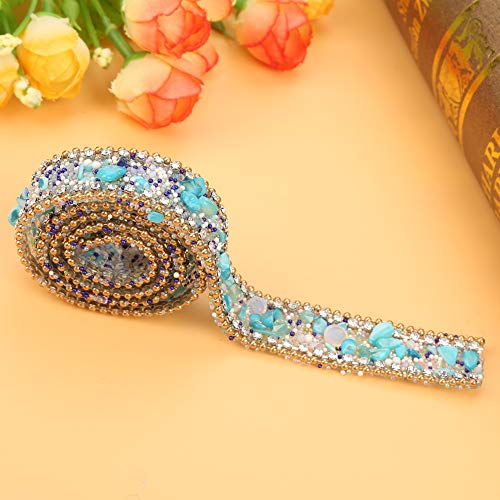 Pongnas Diamantbrötchen, Diamantband Ribbon Funkle 100 * 2 Cm Kleiner Diamantverpackungsrollen -Dekoration (#2) von Pongnas