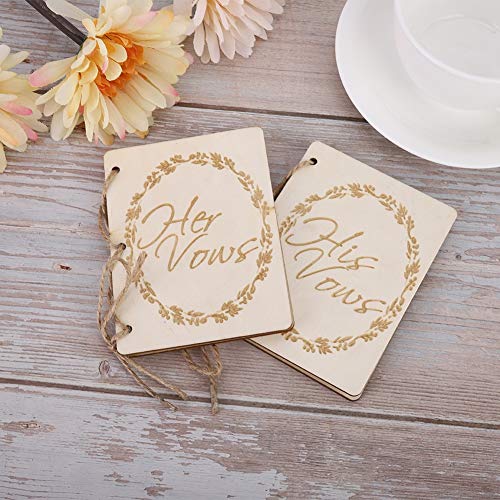 Pongnas Gelübdebücher, Hochzeitsgelüstenbücher Hochzeit mit Einem Hemseil 2 PCs für Hochzeiten, Geburtstage und Jubiläen (Typ 1) von Pongnas