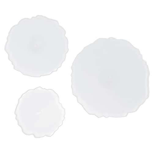 Pongnas Harzschalenform, Silikonschalenformharzschale Silikon mit 3 -Tier -Silikon Zum Herstellen von Untersetzern von Pongnas